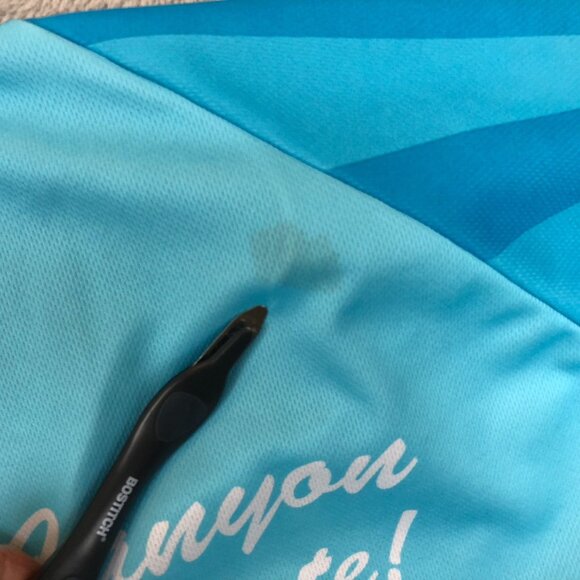 Lot of Two Men's Athletic Cycling Jersey Shirt M/L Red Blue Short Sleeve Zoot - Picture 15 of 16